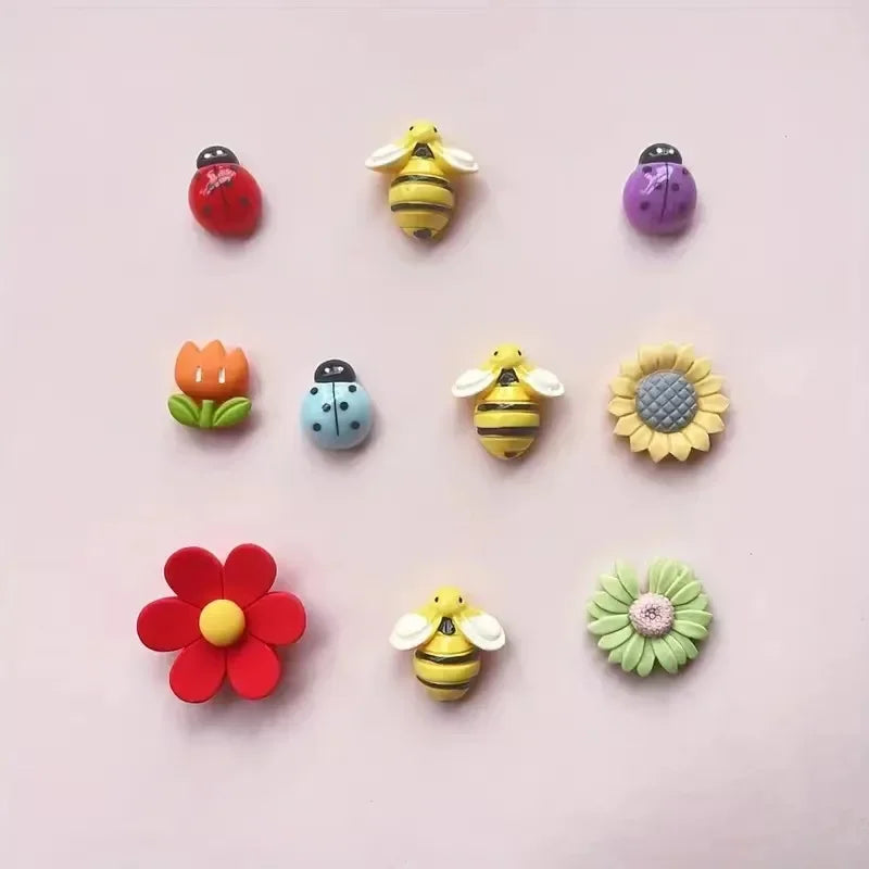 10pcs Adorable Refrigerator Magnets - Durable & Strong Hold for Kitchen, Office & More - Versatile Home Decor Mothers Day Gift Peaceful Pleasures Health and Wellness 10PCS