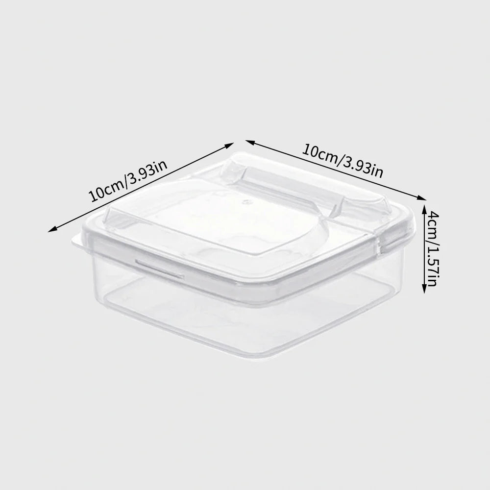 Transparent Flip Storage Box – PP Plastic for Jewelry & Beads