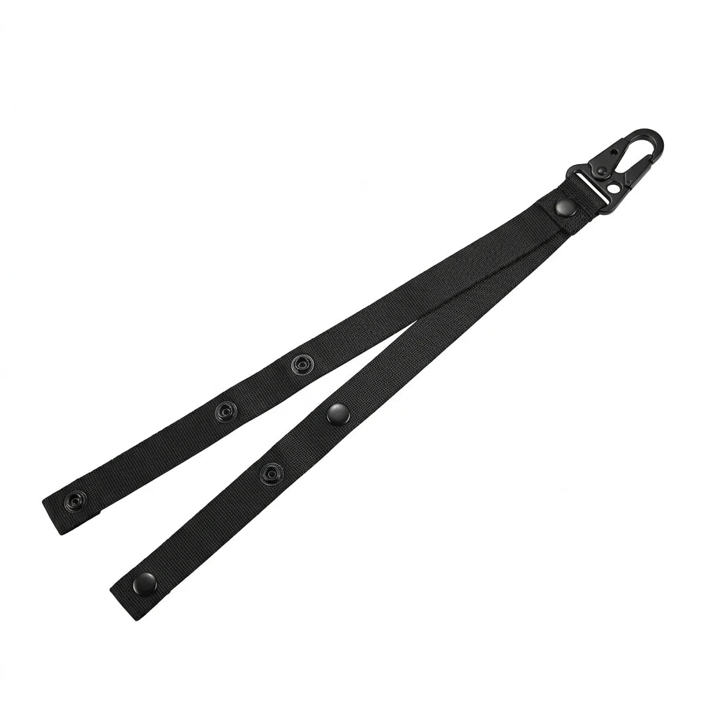 Cheerleading Pom Poms Strap For Backpack Fixing Portable Storage Lightweight Durable Nylon Material Peaceful Pleasures Health and Wellness Black 2.5x50cm