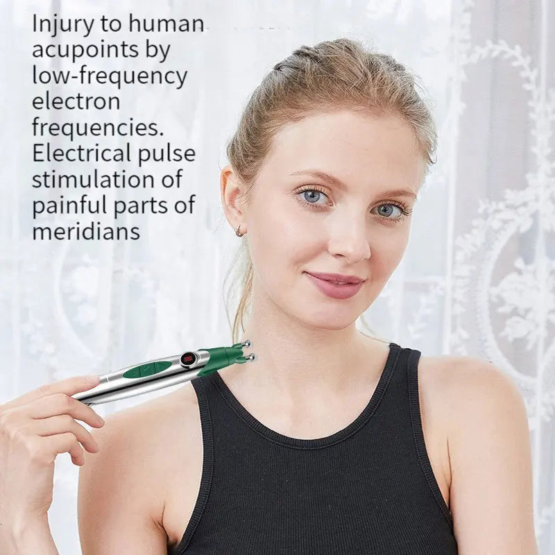 Electric Acupuncture Massage Pen | 9-Level Body Relaxation Tool
