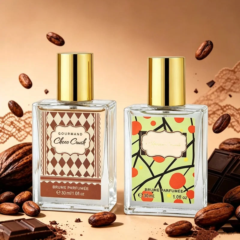 Chocolate-shaped Gourmet Perfume 30ml Sweet Caramel Marshmallow Vanilla Eau De Toilette Long-lasting Fragrance женские духи Peaceful Pleasures Health and Wellness