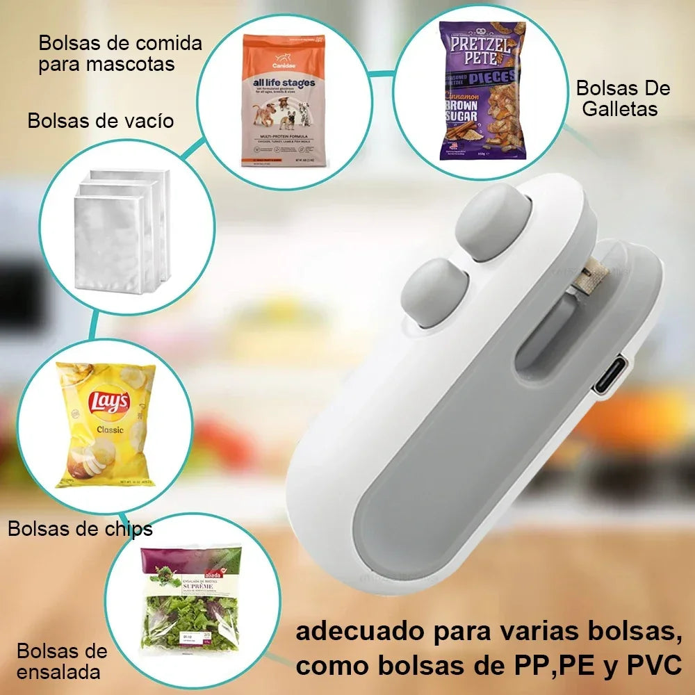 Mini Rechargeable Heat Bag Sealer | Airtight Food Storage