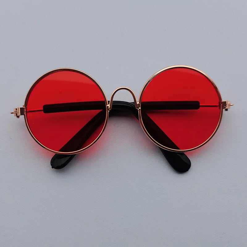 Vintage Round Pet Glasses for Dogs & Cats | Photo Props