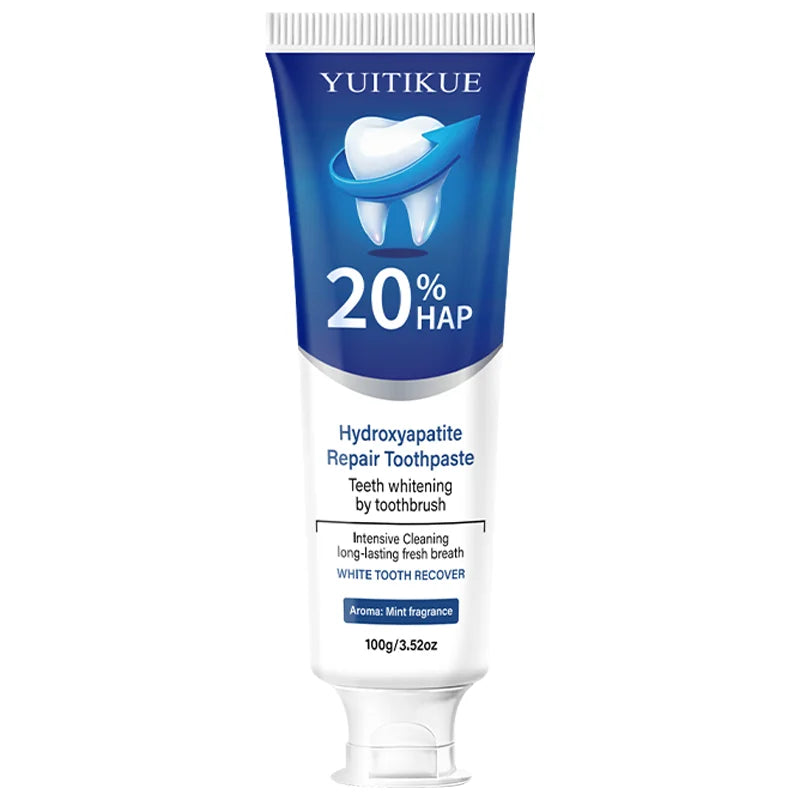 20% Hydroxyapatite protects gum health, removes dental plaque and stains, freshens breath, deeply cleans, and brightens teeth Peaceful Pleasures Health and Wellness 1pc