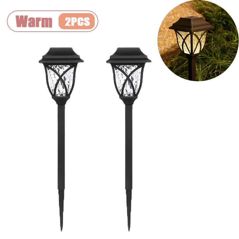 Waterproof Solar Lawn Spike Lights | Outdoor Garden Path Decor