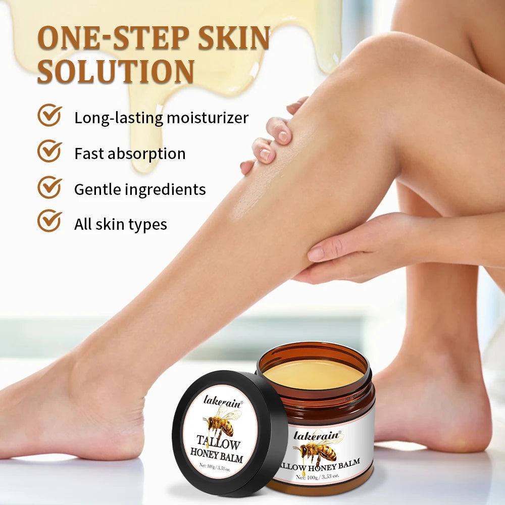 Tallow Honey Balm Specifically For Dryness And Itchiness Skin Moisturizing Beef Tallow Face Cream Body Lotion Face Cream Care Peaceful Pleasures Health and Wellness