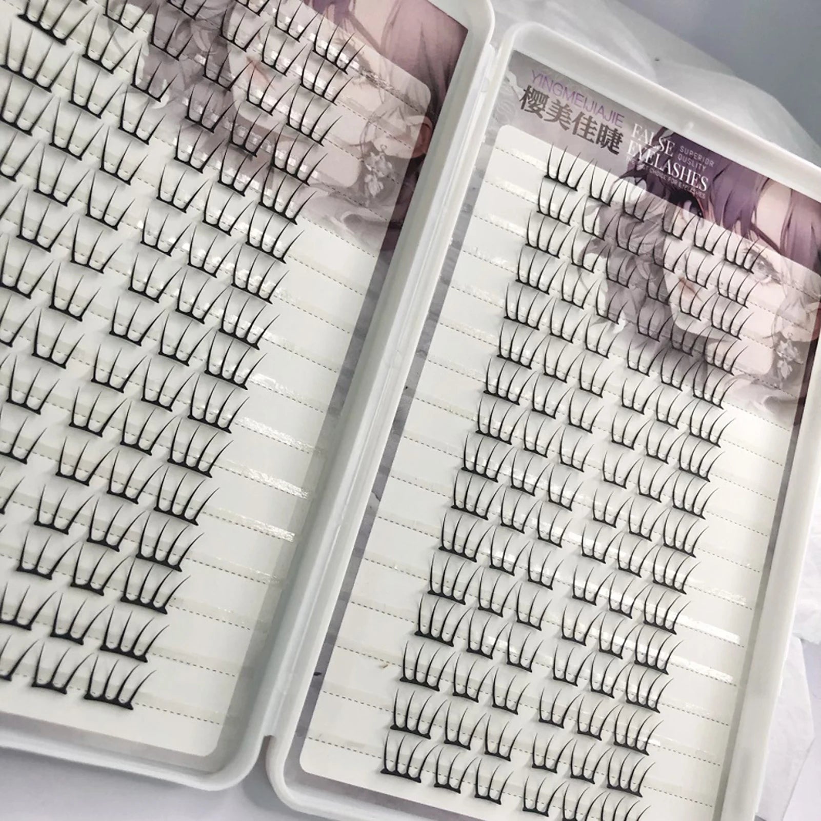 Korean Style False Eyelashes 3D DIY Wispy Fluffy Lash Extension Daily Natural Fake Eyelash Clusters For Girls Perfect Eye Makeup Peaceful Pleasures Health and Wellness