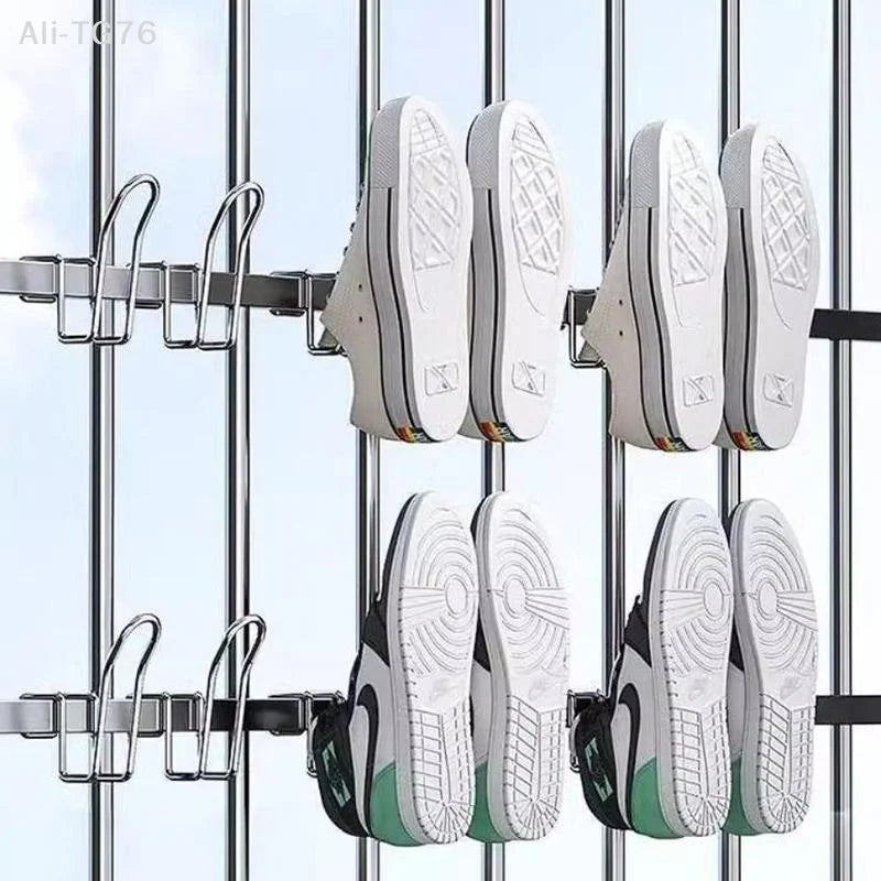 2-Pack Shoe Drying Rack Hooks | Space-Saving Shoe Organizer