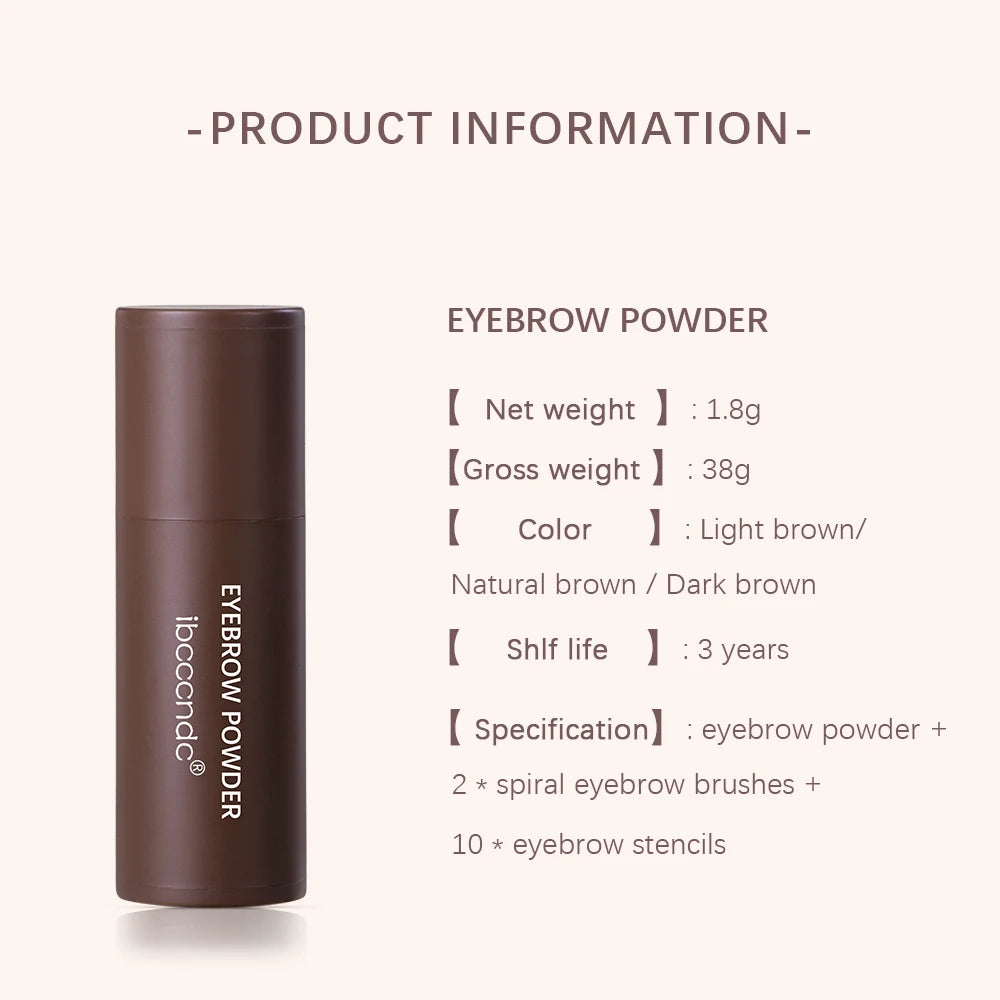 Eyebrow Stamp Waterproof Long Lasting Natural Brow Stamp Shaping Kit Shape Brow Stamp Contouring Stick Hairline 3Colors Peaceful Pleasures Health and Wellness