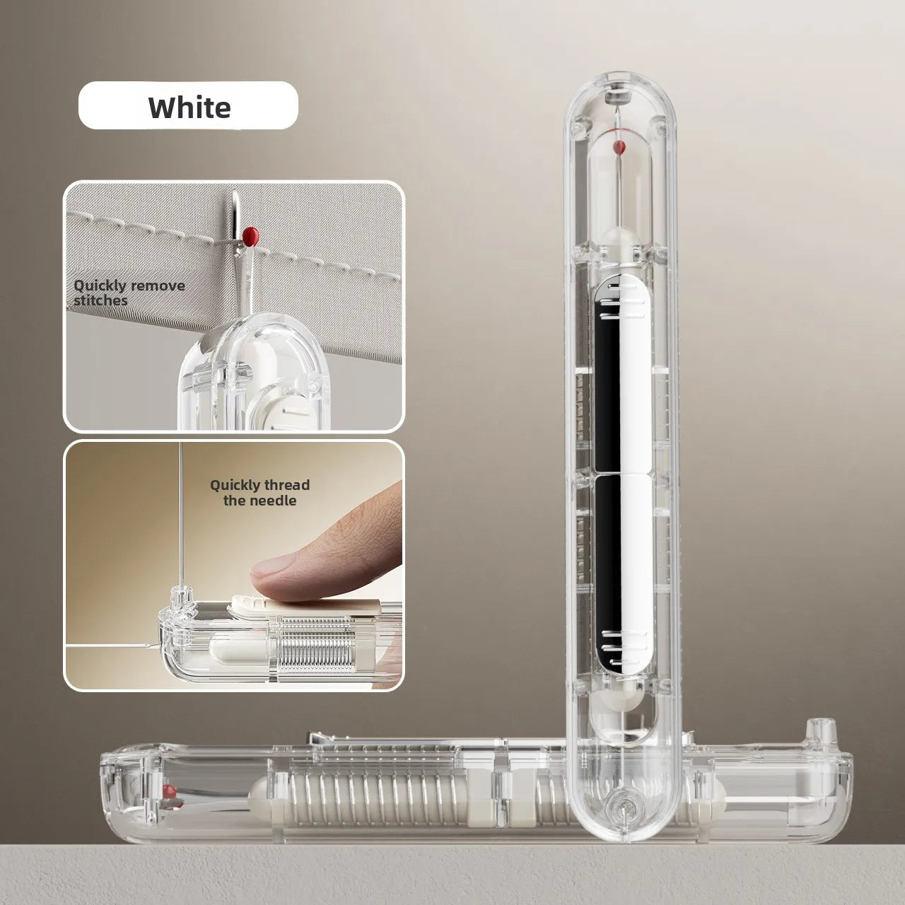 Transparent Needle Threader | Easy Eye-Friendly Sewing Tool