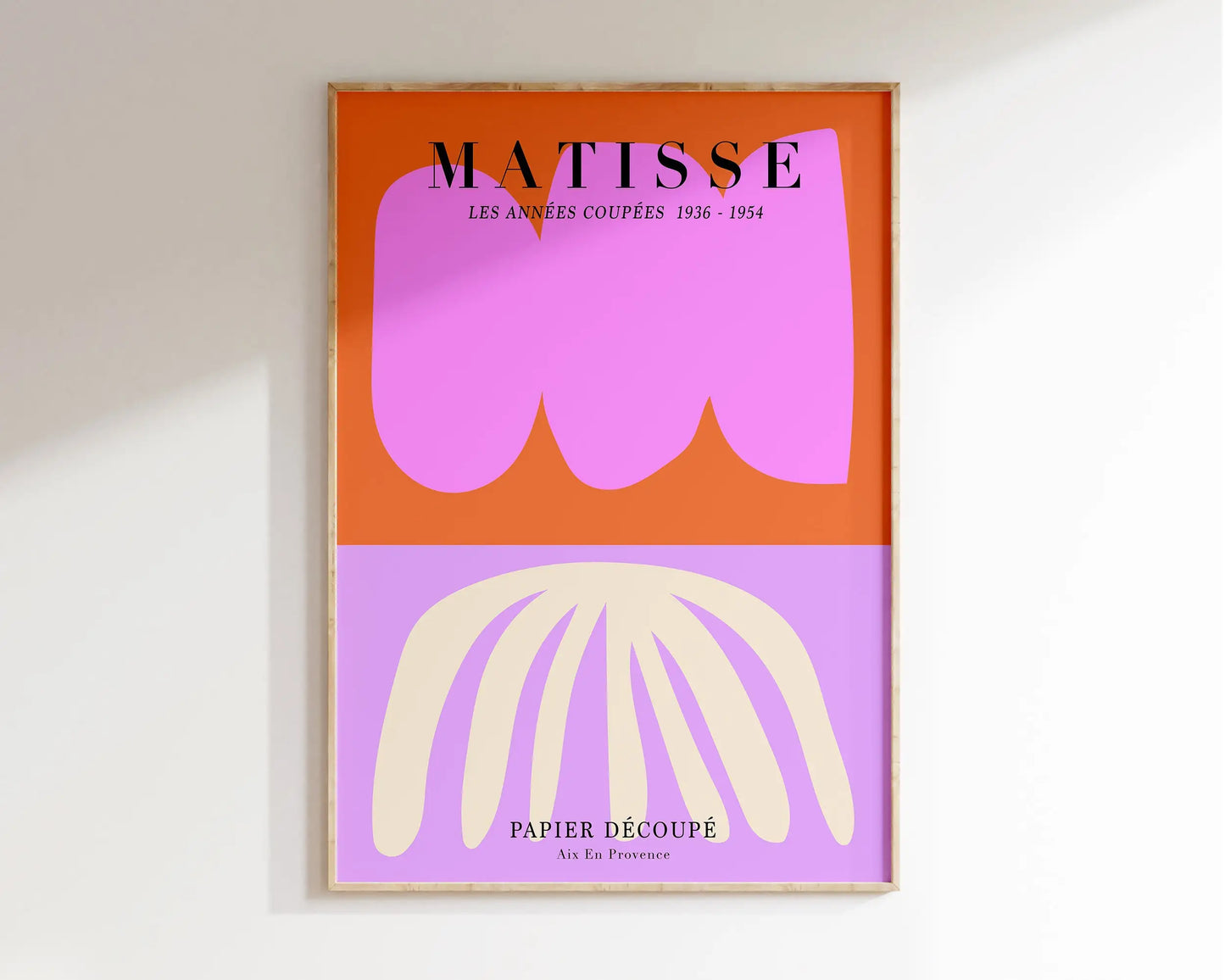 Matisse Abstract Floral Canvas Print | Botanical Wall Art Poster
