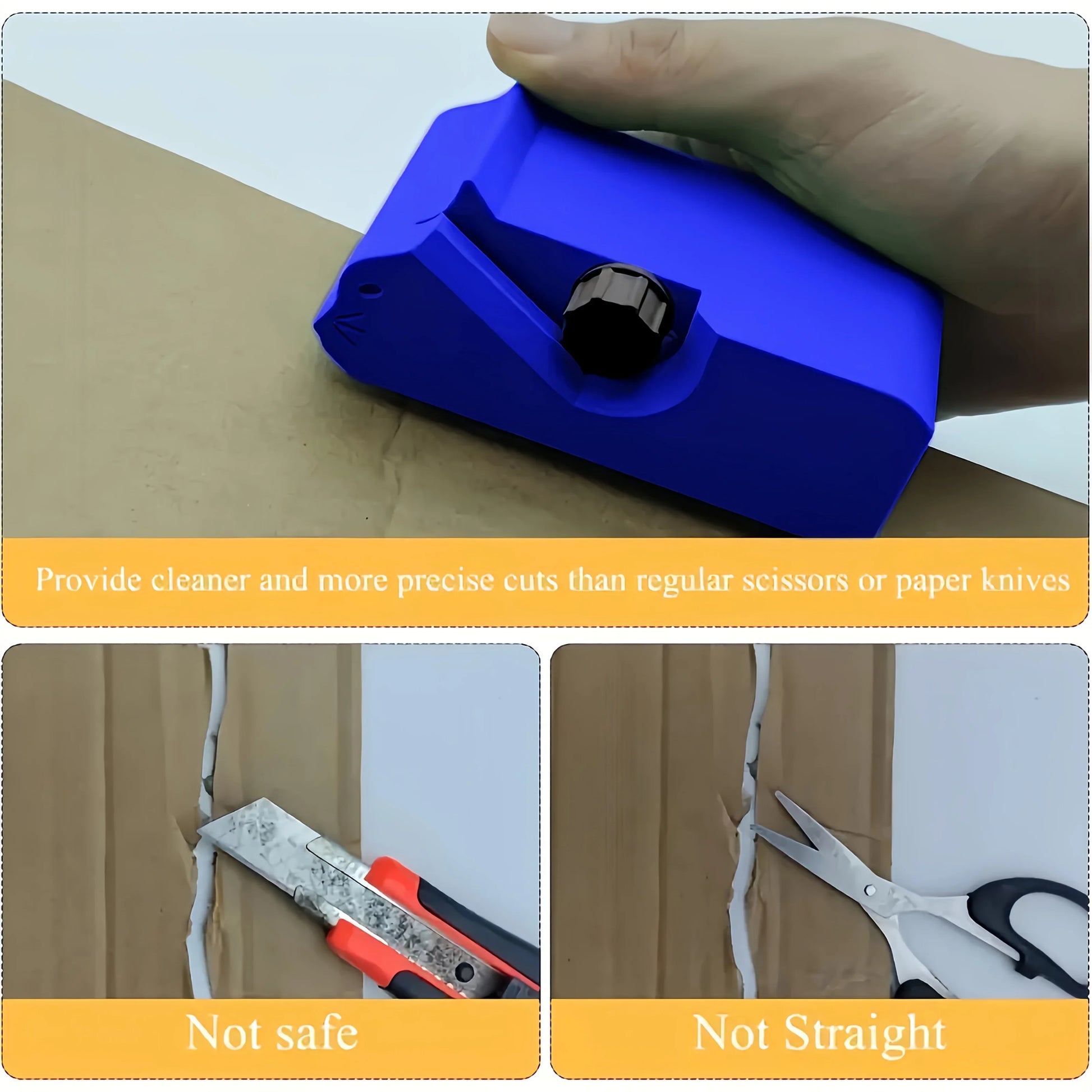 Multi Functional DIY Cardboard Cutting Tools Manual Paper Cutter with Sharp Edge for Crafting Cat Scratchers and Pet Boxes New Peaceful Pleasures Health and Wellness