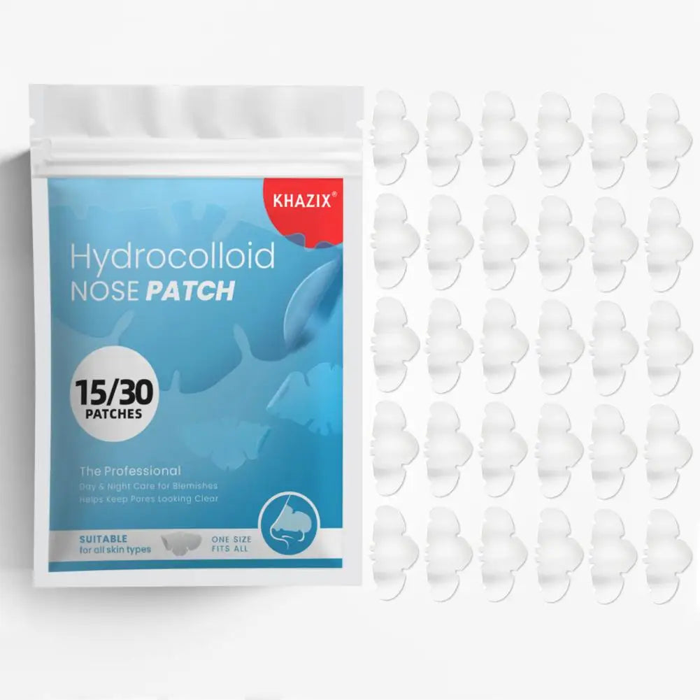 Hydrocolloid Nose Patches – Pore Cleansing Blemish Strips 15/30Pcs
