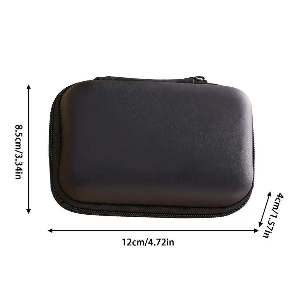 Portable Travel Cable Organizer Bag | EVA Hard Shell Case