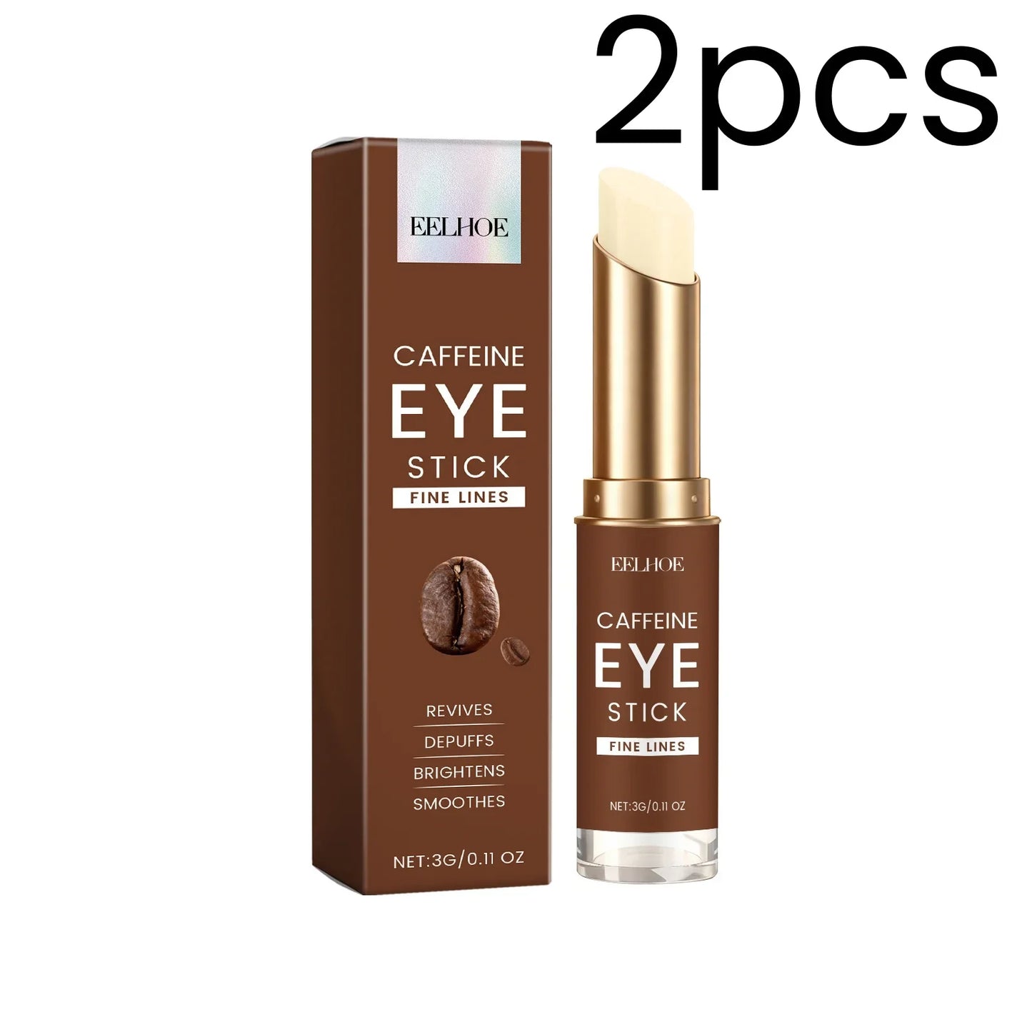 EELHOE Caffeine Eye Stick – Depuff, Firm & Wrinkle Reduction