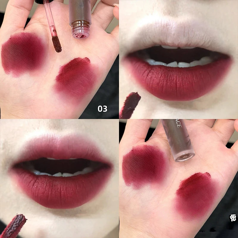 CACE Matte Lipstick – Nude, Brown & Red Wine Long-Lasting