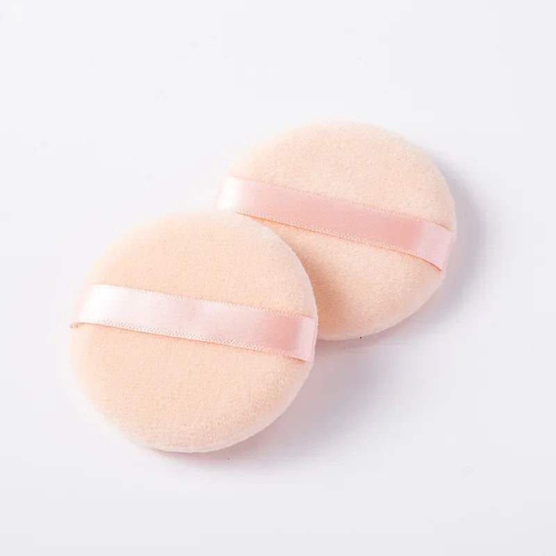 60/80/90mm Professional Round Shape BB Cream Powder Foundation Puff Portable Soft Cosmetic Puff Makeup Foundation Sponge Peaceful Pleasures Health and Wellness