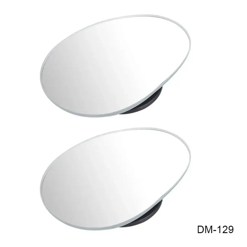 2pcs Car Mirror Wide Angle Car Blind Spot Mirrors 360° Adjustable Auxiliary Rearview Mirrors HD Frameless Small Round Mirror Peaceful Pleasures Health and Wellness 2PCs Round