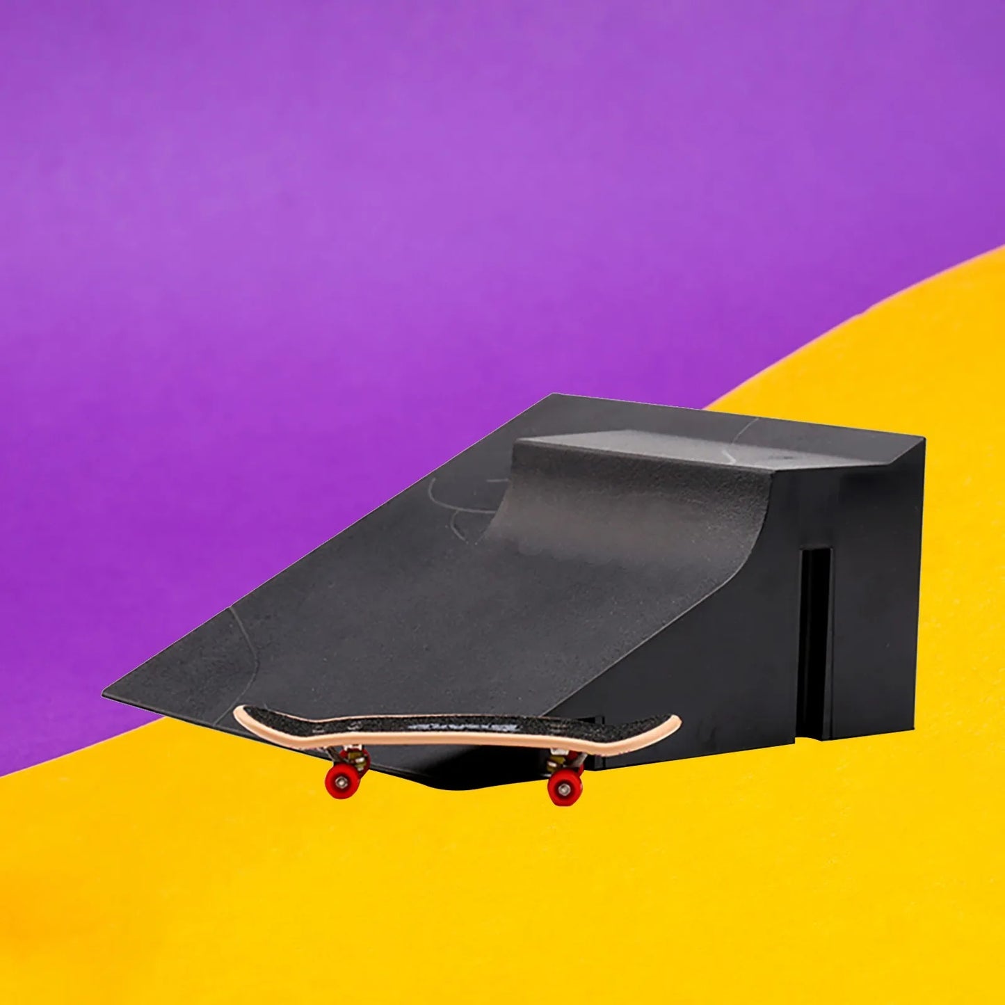 Children Finger Skateboards Skate Toy Skate Park Ramp Set Tech Practice Deck Funny Interior Extreme Sport Fingers Training Toys Peaceful Pleasures Health and Wellness A