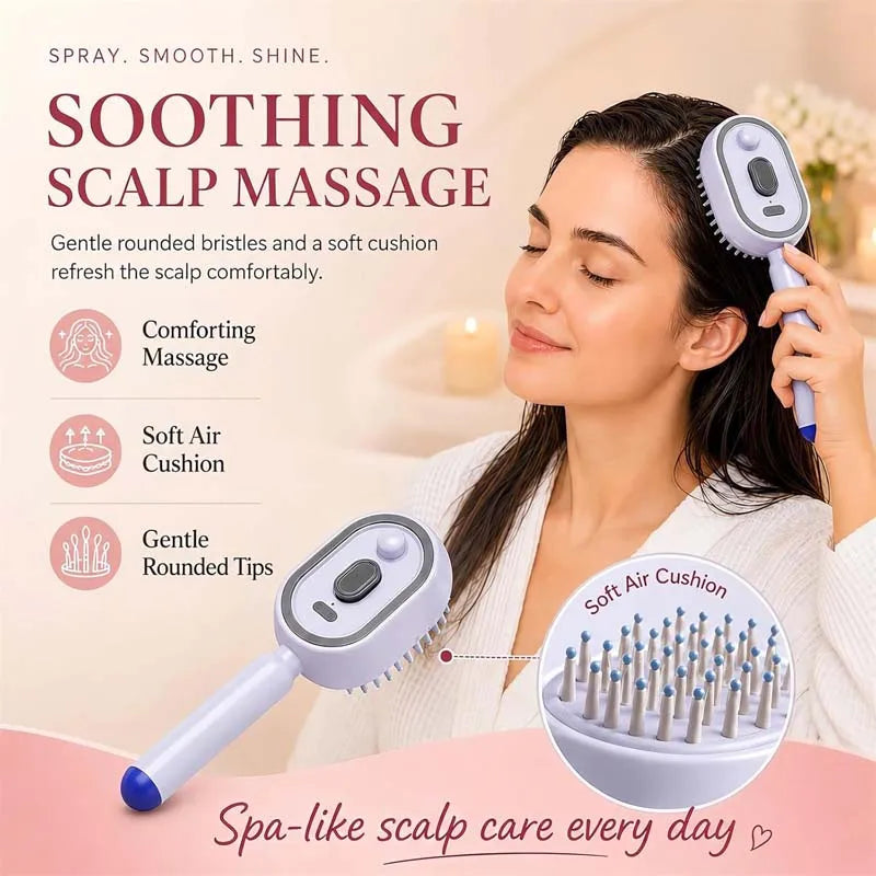 New multi-functional electric scalp massager equipped with multi-effect hair oil head promotes hair growth and relieves stress Peaceful Pleasures Health and Wellness