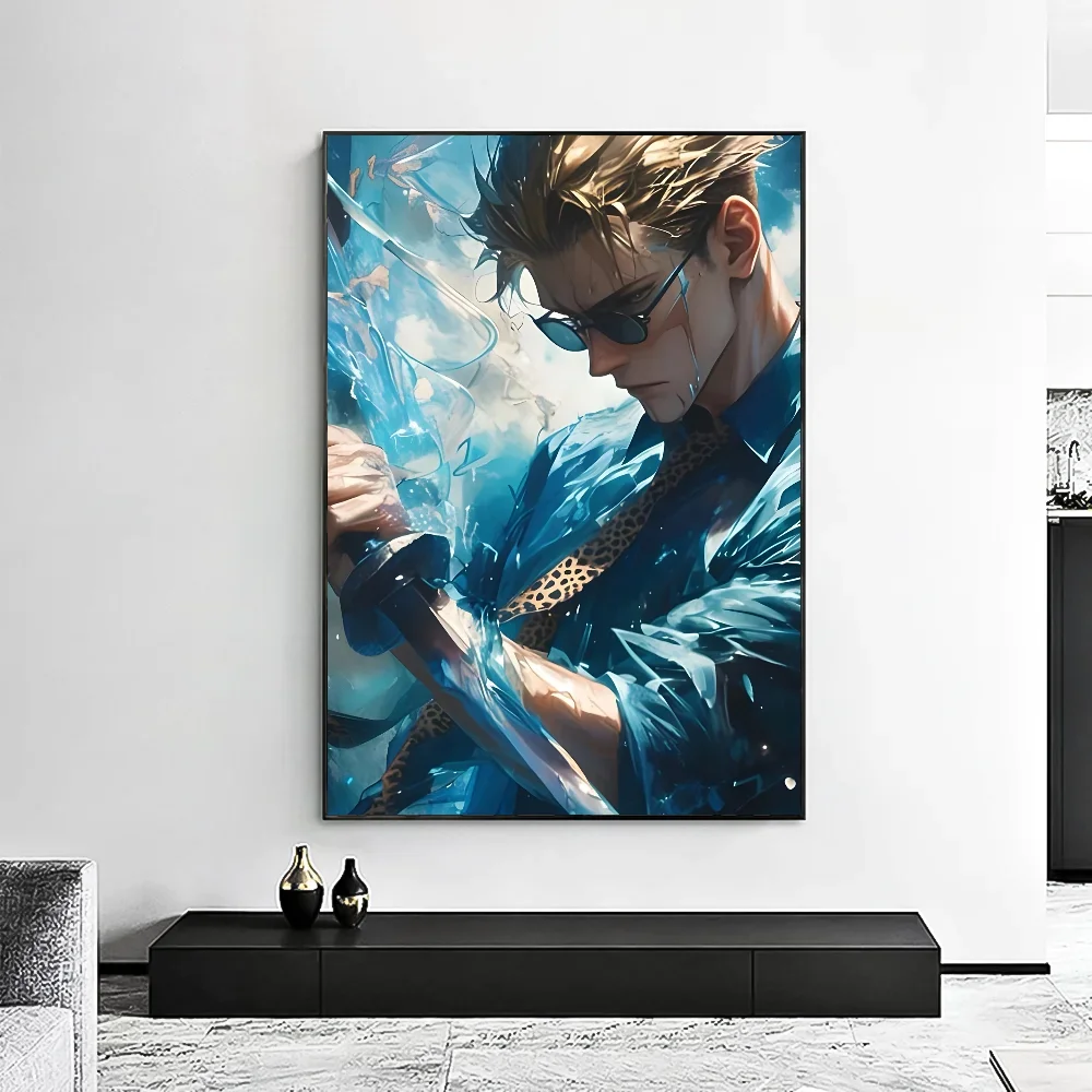Jujutsu Kaisen Kento Nanami Minimalist Canvas Wall Art Print