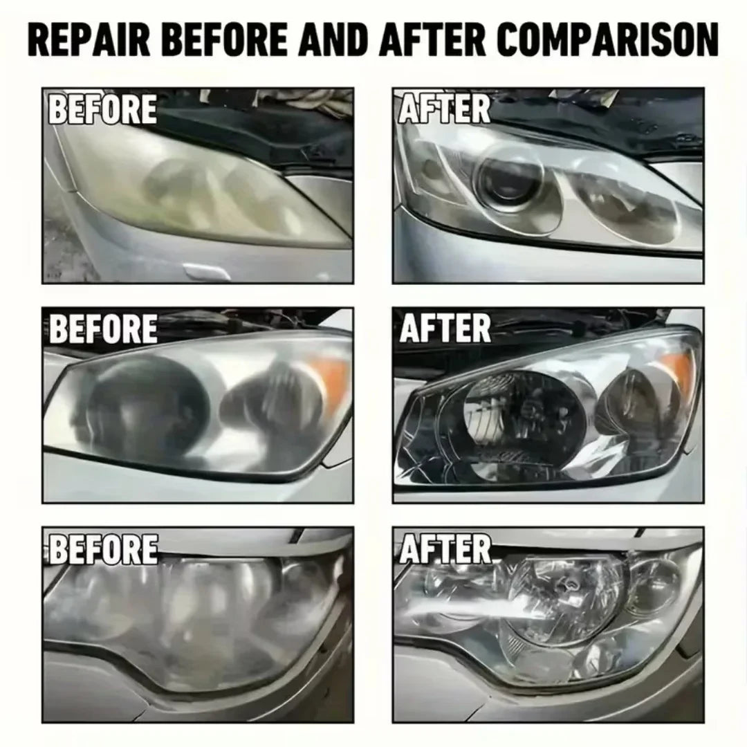 Car Headlight Restoration Polish 40ml | Anti-Yellowing