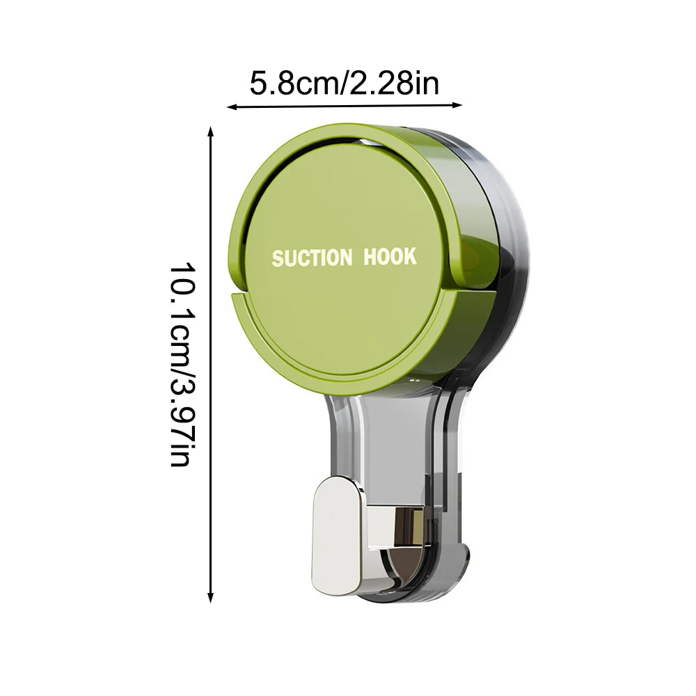 Strong Vacuum Suction Hooks Traceless No-Drilling Adhesive for Home Bathroom Kitchen Door Back Toilet Area Purpose Strong Hold Peaceful Pleasures Health and Wellness