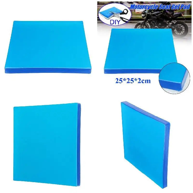Motorcycle Seat Gel Pad Shock Absorption Mats Cushion Accessories Reduce Fatigue Comfort Soft Cushion Cool DIY Motorbike Seat Peaceful Pleasures Health and Wellness