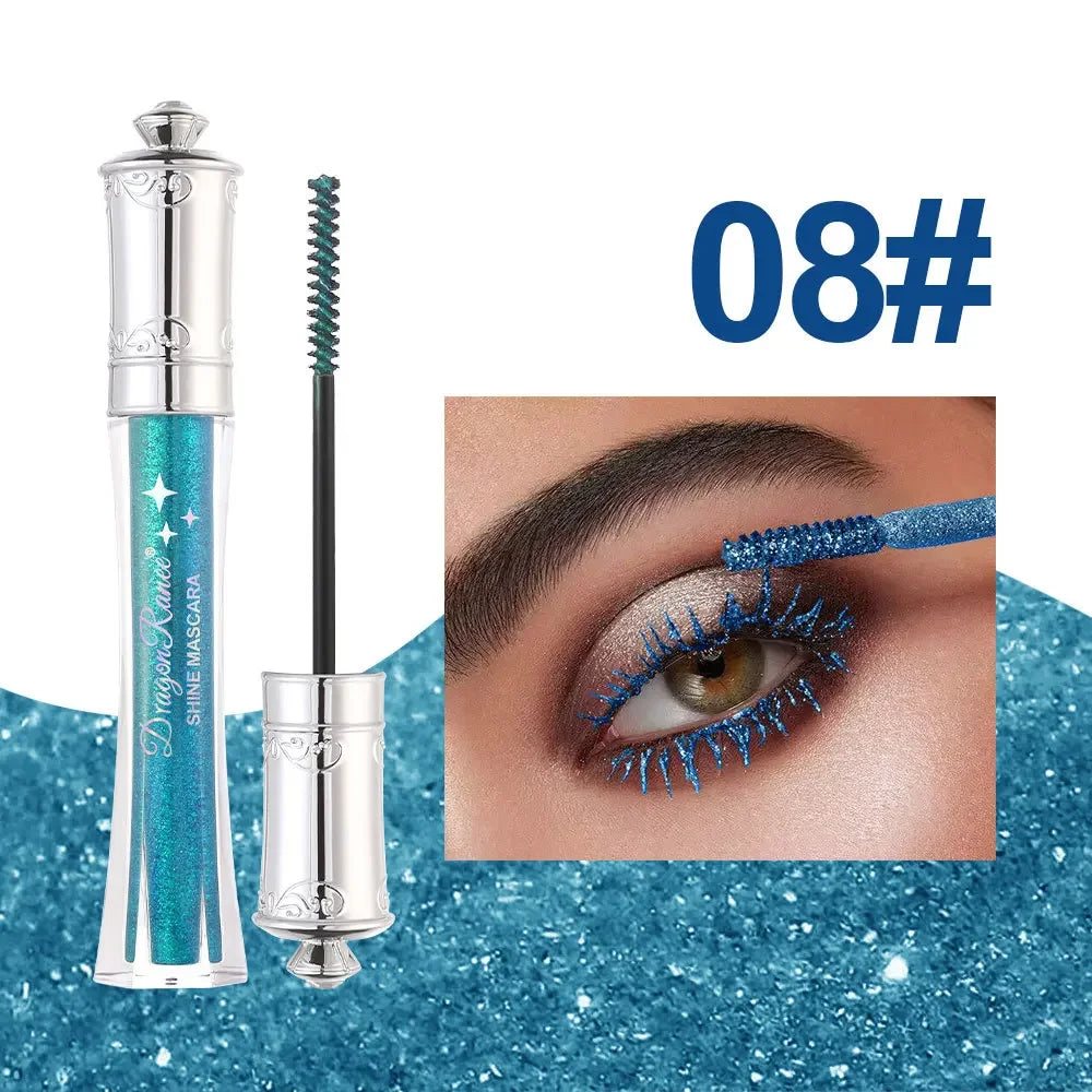 9 Color Glitter Diamond Mascara – Waterproof & Lengthening