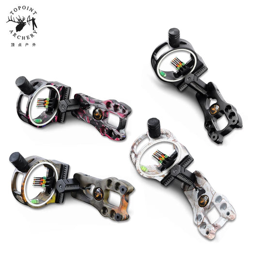Topoint TP1550 Compound Bow 5 Pin Sight LED Light 0 029 Fiber Brass Peaceful Pleasures Health and Wellness