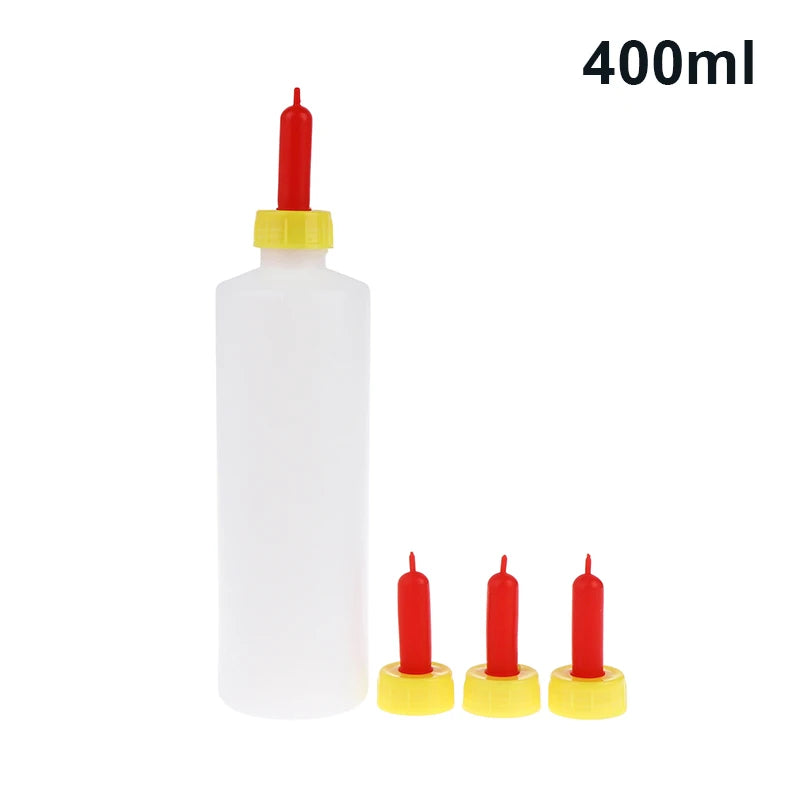 Lamb Feeding Bottle 400/500ml + 3 Nipples | Calf Piglet Goat