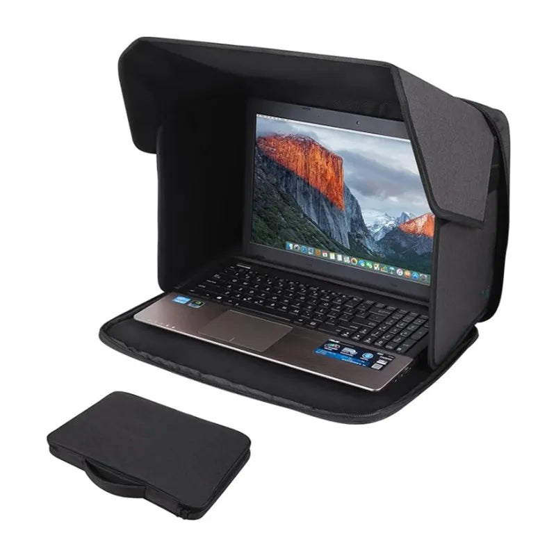 Portable Laptop Privacy Cover | Foldable Sun & Glare Shield