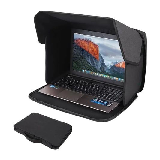 Portable Laptop Privacy Cover | Foldable Sun & Glare Shield Laptop Privacy Shade Peaceful Pleasures Health and Wellness
