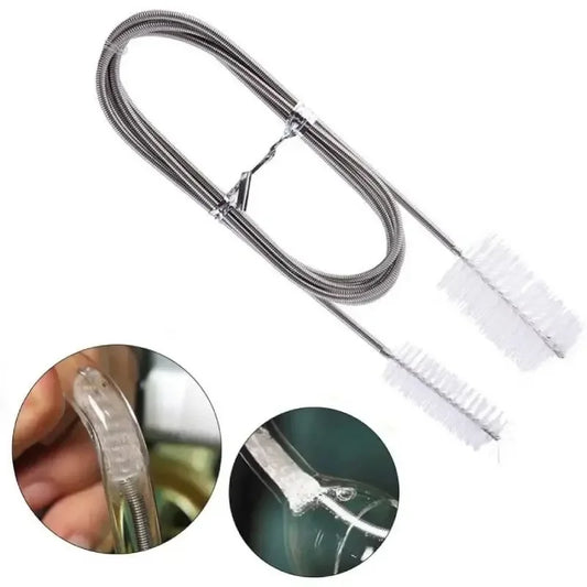 Aquarium Hose Cleaning Brush – Flexible Stainless Steel 45/90cm Aquarium Cleaning Brush Peaceful Pleasures Health and Wellness