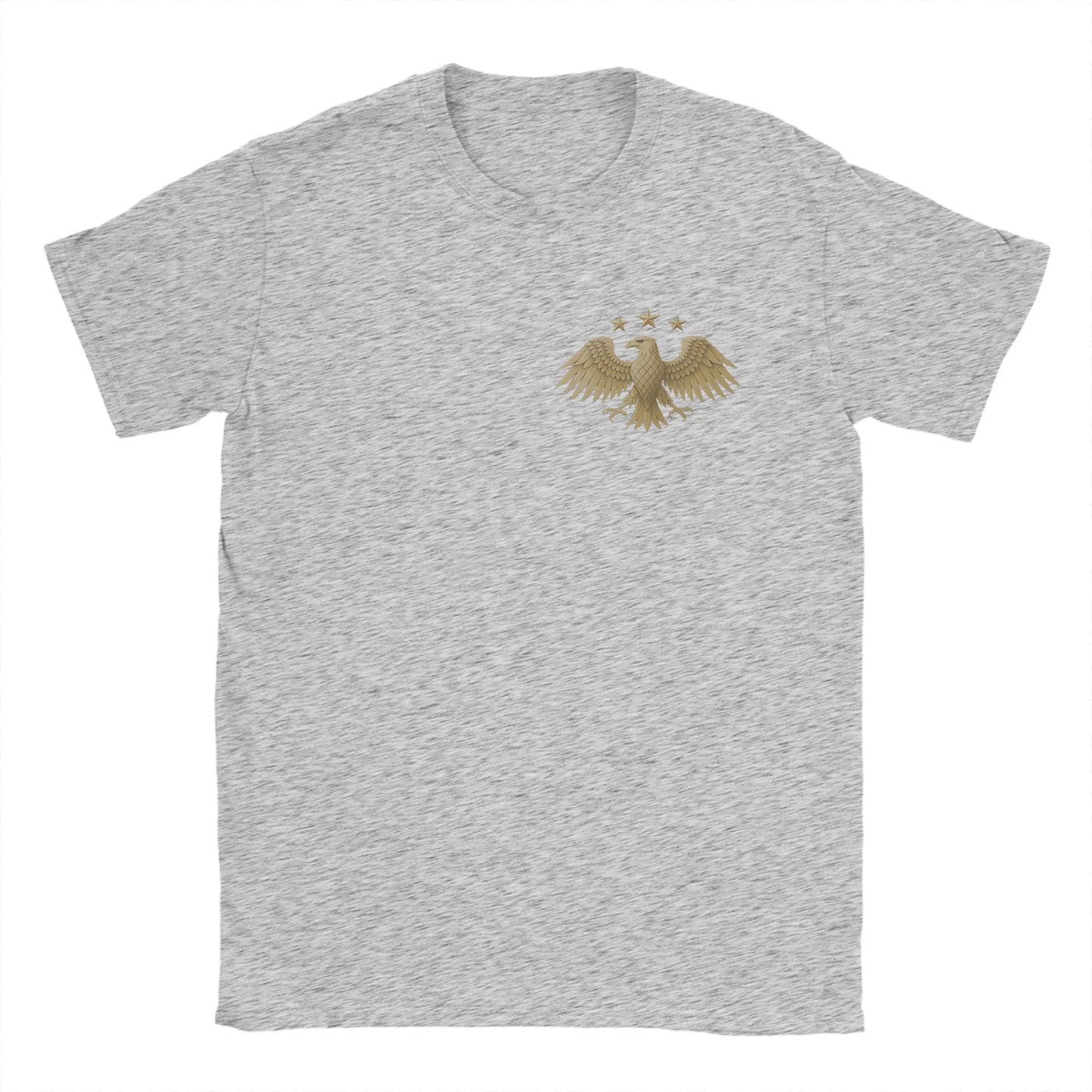 Proud Syrian T Shirt Summer Eagle Syria Novelty T-Shirts Man 100% Cotton Round Neck Oversized Clothes Short Sleeves Funny Tops Peaceful Pleasures Health and Wellness GRAY 4XL