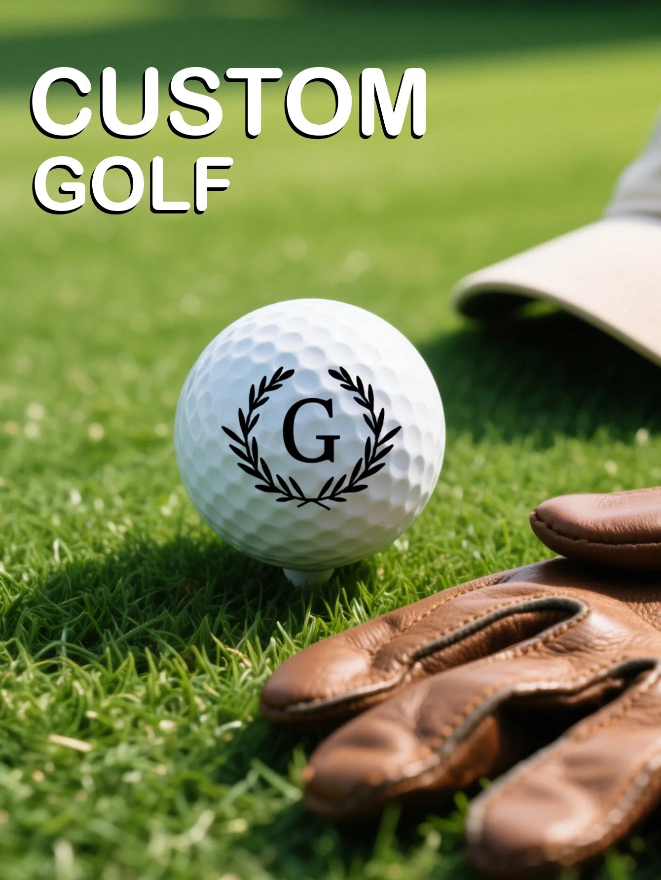 Custom Text Golf Balls Personalized Golf Ball Set 1 2 6 Pack Gift for Dad Boyfriend Golf Lover Birthday Fathers Day Gift Peaceful Pleasures Health and Wellness