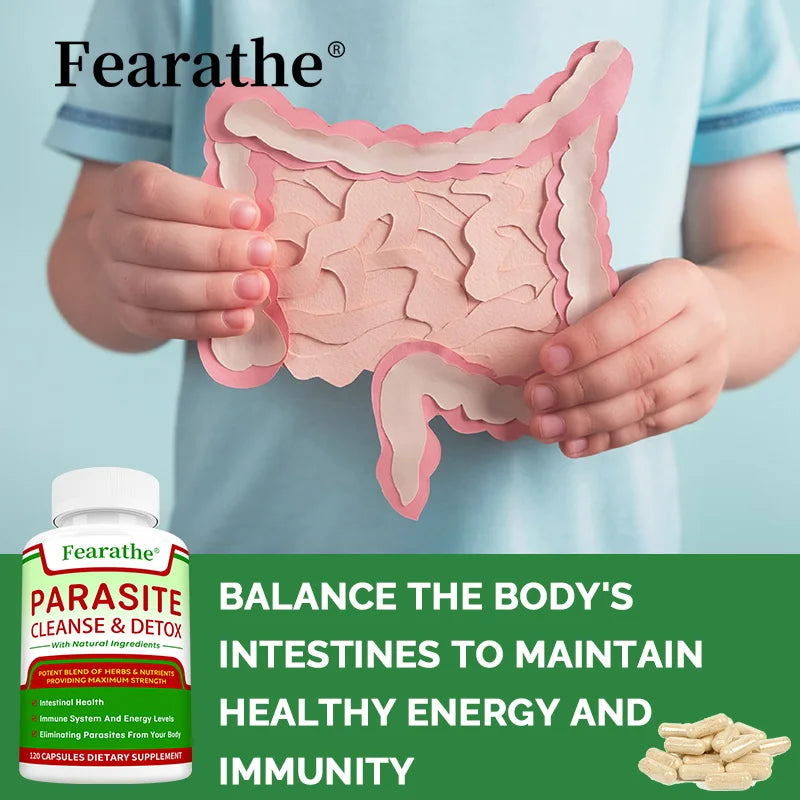 Parasite Cleanse - Bowel Cleansing Supplement, Digestive Health, Immune Health, Parasite Removal, Natural Gut Health Peaceful Pleasures Health and Wellness