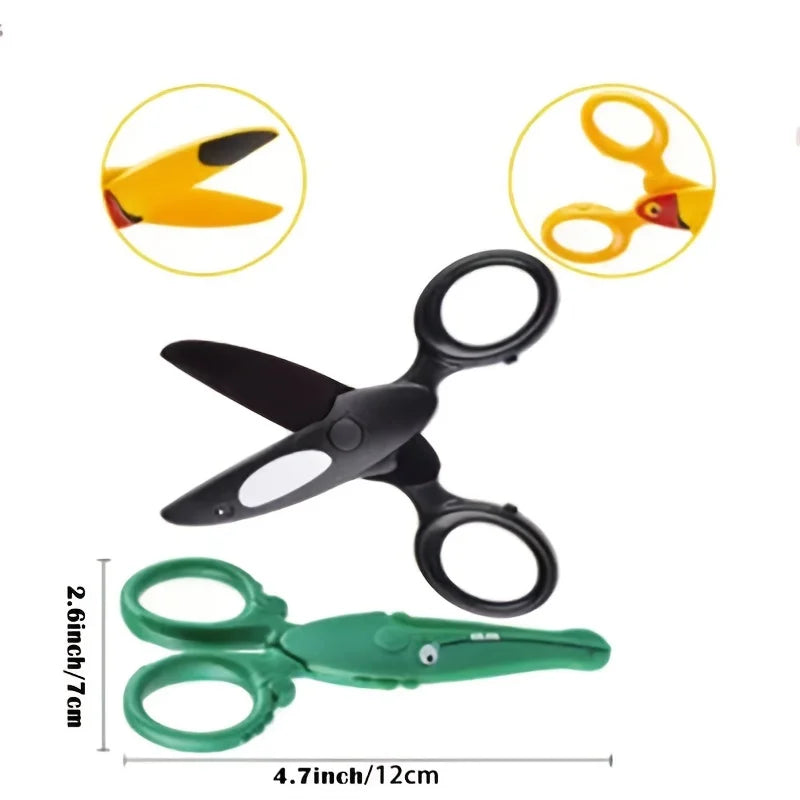 SONGYI Kids Safety Scissors | Preschool Art & Craft Training