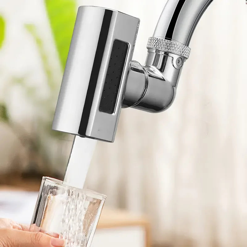 4-Mode 360° Swivel Kitchen Faucet Aerator | Waterfall & Rain