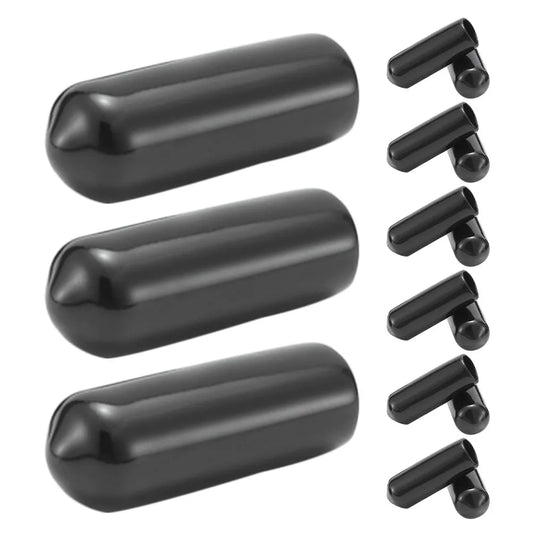 15Pcs Tent Stake Rubber Protective Caps Soft Sleeve Hiking Walking Pole Tips Outdoor Buffer End Grip Cover Connenctor Cover Peaceful Pleasures Health and Wellness Default Title