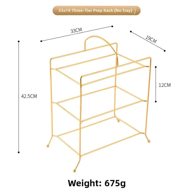 304 Stainless Steel Rectangular Barbecue Rack Portable Design