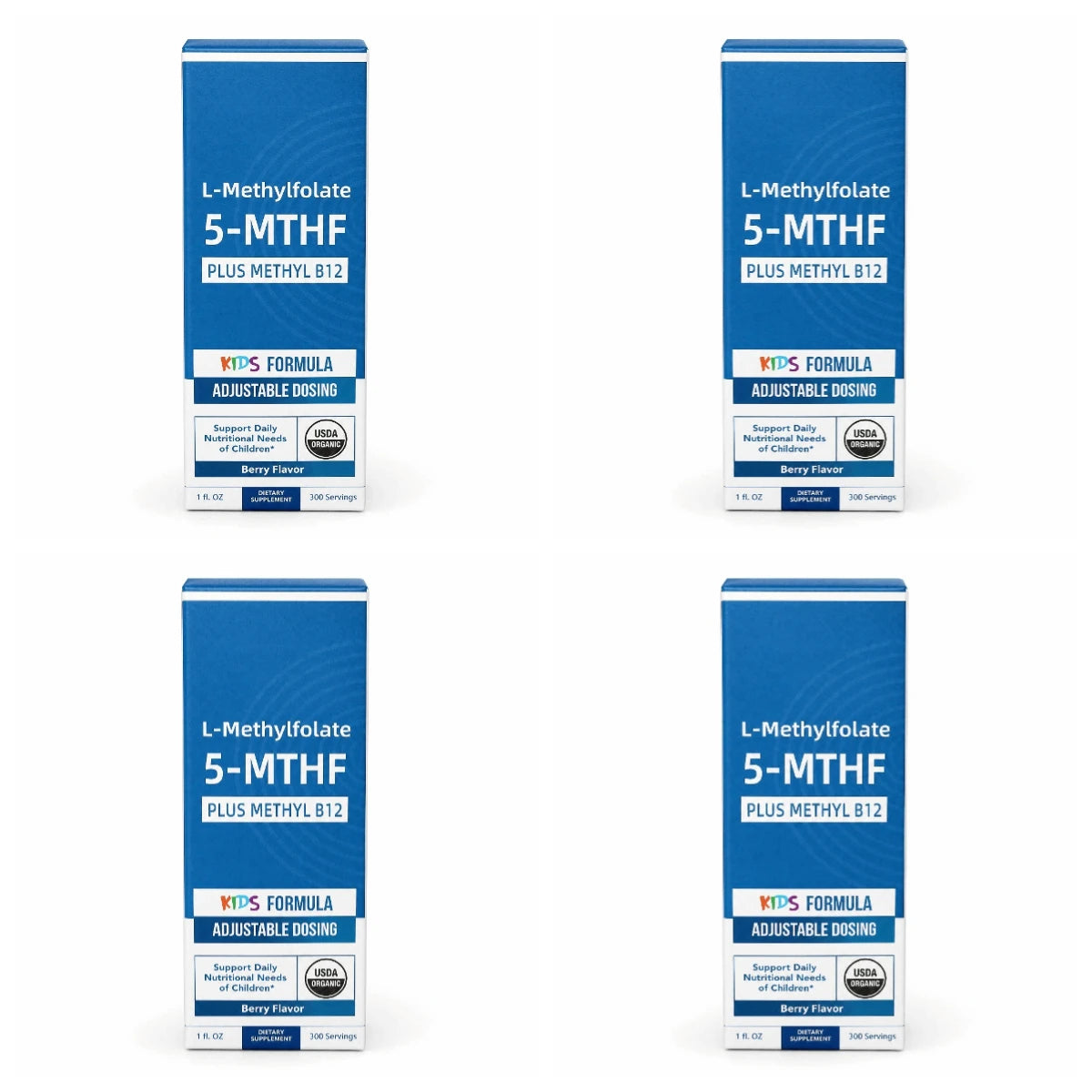 Kids L-Methylfolate 5-MTHF & Methyl B12 Drops | Organic Berry 30ml