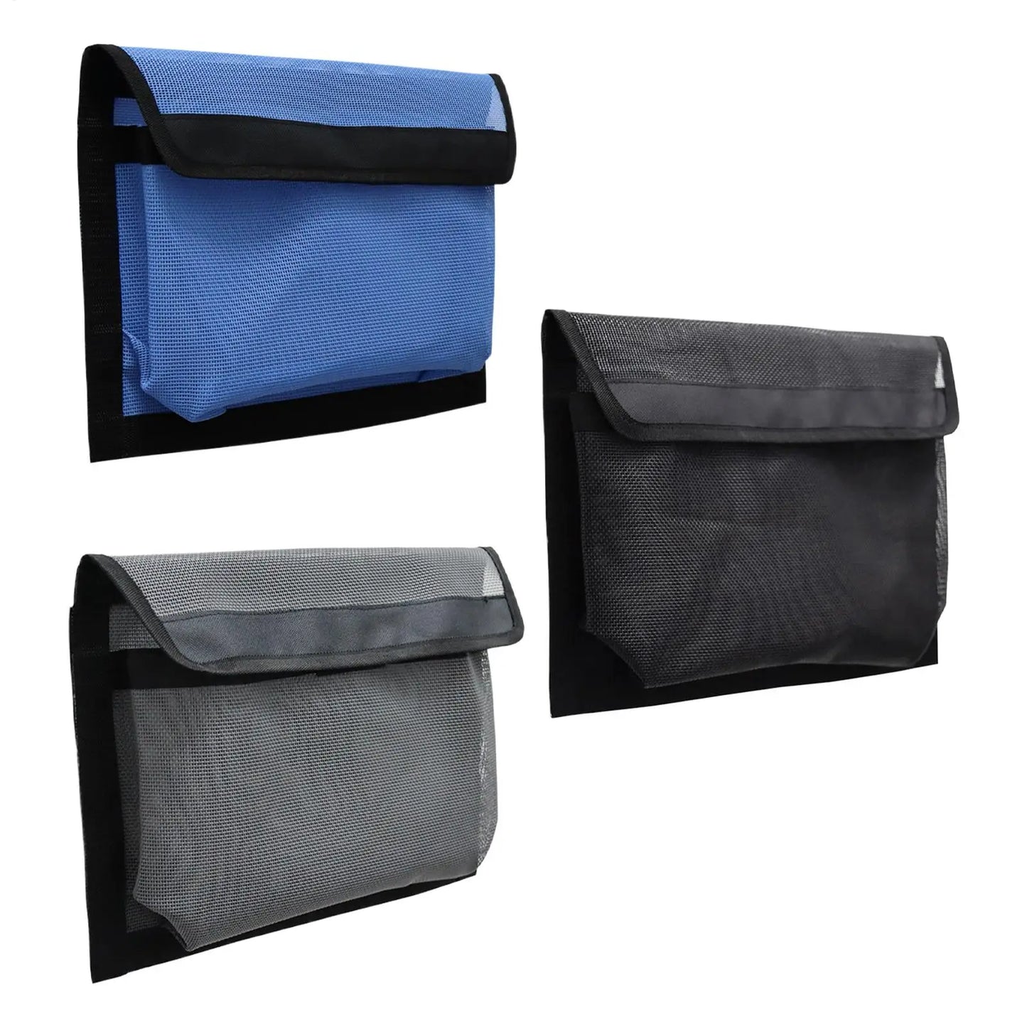 Marine Mesh Storage Bag – Self-Adhesive Boat Organiser with Lid
