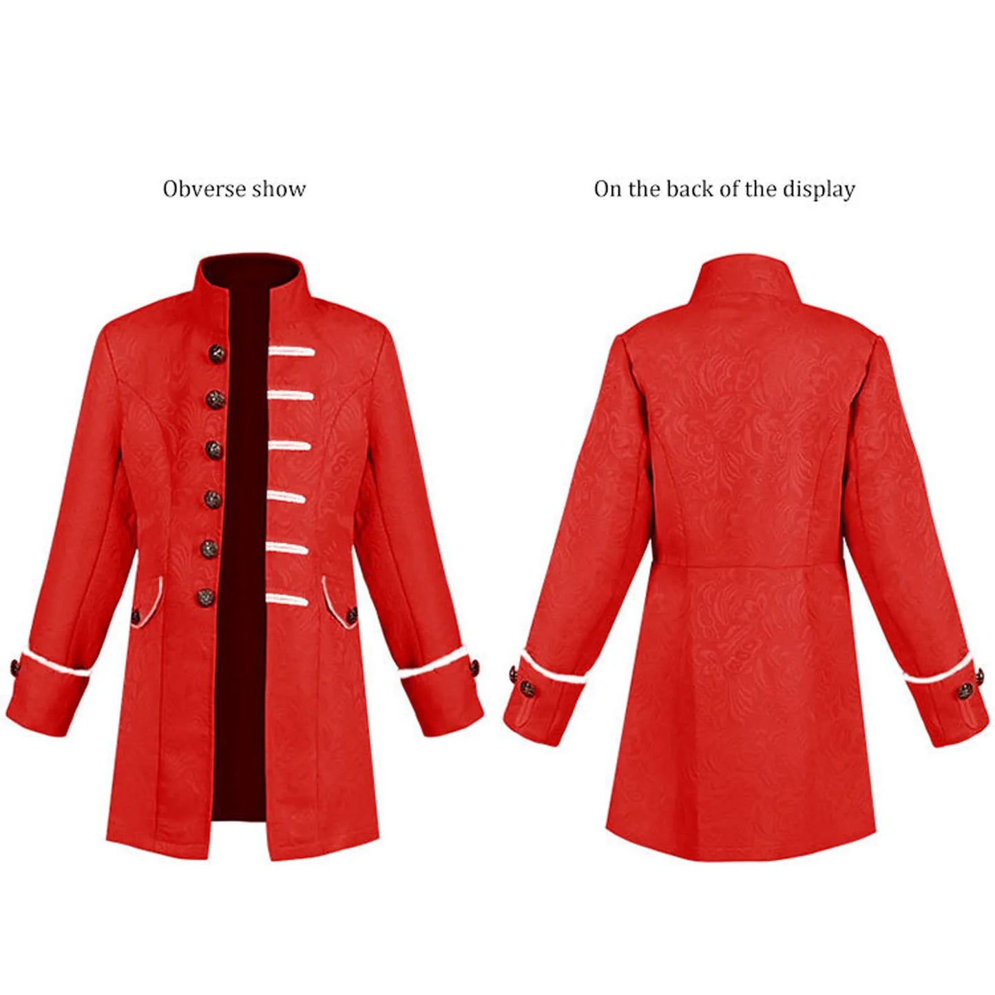 Boys' Gothic Steampunk Tailcoat Victorian Cosplay Jacket