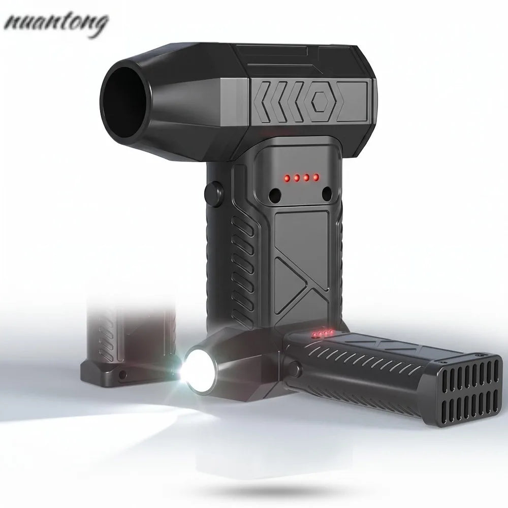 Brushless Charging Turbofan with Quiet Operation and Long Battery Life for Nighttime Camping Dust Removal and Snow Blowing Peaceful Pleasures Health and Wellness
