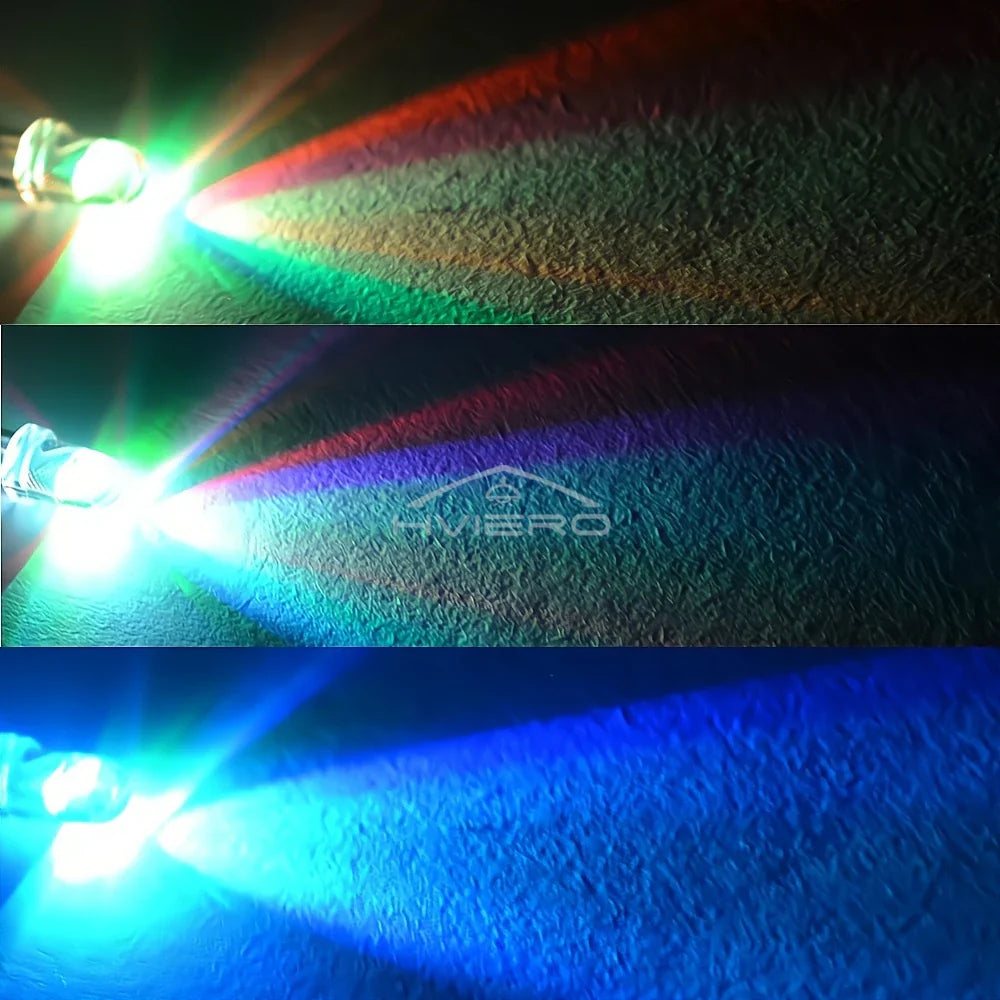 100pcs 3mm RGB Flashing LED Diodes – Fast & Slow Multicolor