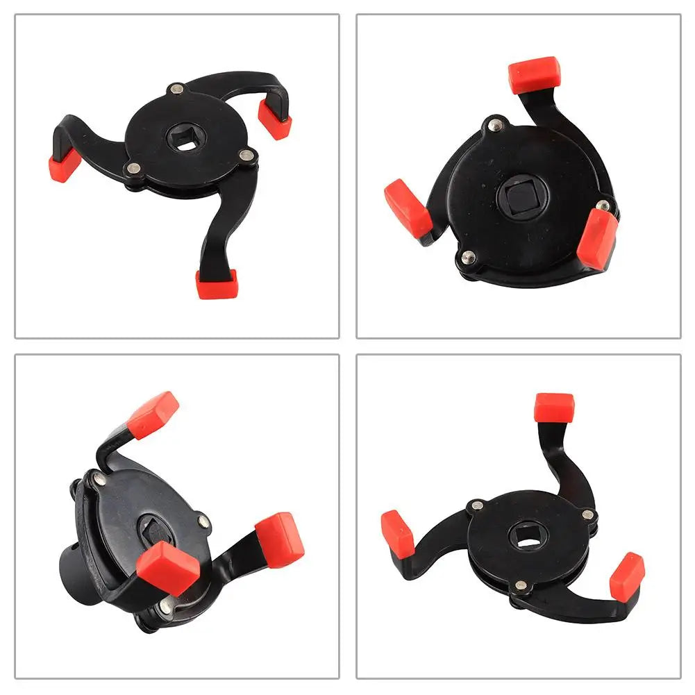 Universal 3 Jaw Oil Filter Remover Tool Car Oil Filter Tools Wrench Filter Tool Adjustable Interface Oil Demolisher Special A3D9 Peaceful Pleasures Health and Wellness