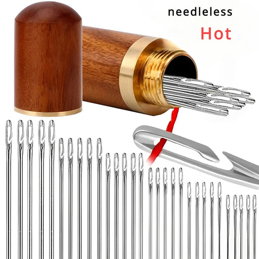 Magic Needle, Embroidery, Stainless Steel, Sewing Needle, Old Man, Crochet Needles, Diy, Household Use, Knit Set, Kit Peaceful Pleasures Health and Wellness