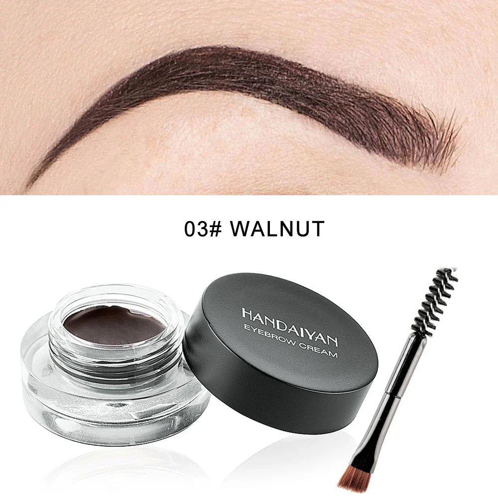 HANDAIYAN Waterproof Eyebrow Gel Cream – 12 Shades, Long Lasting