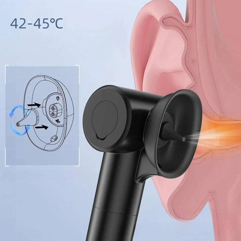 Electric Ear Wax Removal Tool – 2-in-1 Irrigator & Dryer Ear Cleaning Device Peaceful Pleasures Health and Wellness